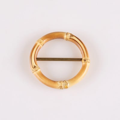 Odjeća Odjevni predmeti Odjeća Torbe Dodaci Okrugli prsten Drveni ratan Unikatna ručno rađena kopča za pojas od korijena bambusa