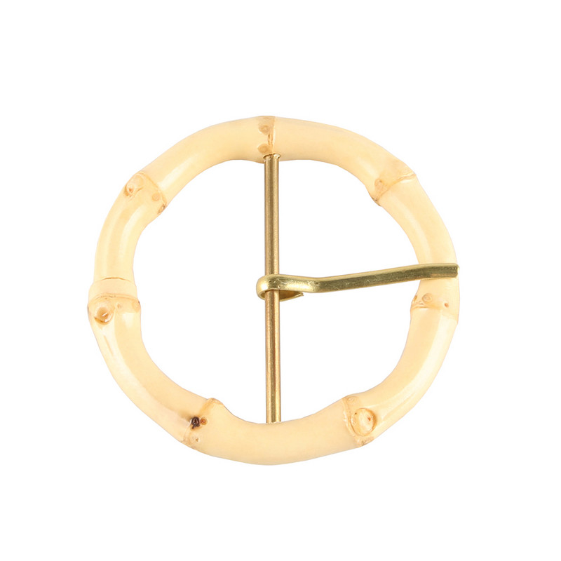 Odjeća Odjevni predmeti Odjeća Torbe Dodaci Okrugli prsten Drveni ratan Unikatna ručno rađena kopča za pojas od korijena bambusa