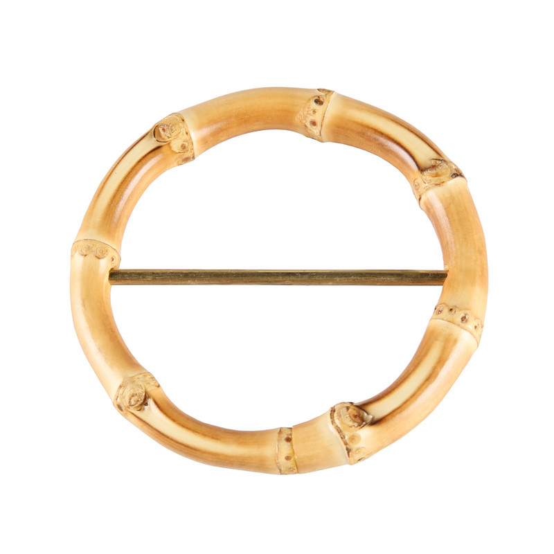 Odjeća Odjevni predmeti Odjeća Torbe Dodaci Okrugli prsten Drveni ratan Unikatna ručno rađena kopča za pojas od korijena bambusa