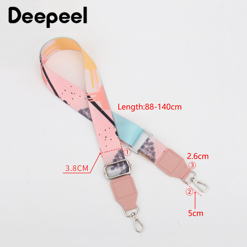 Deepeel 3,8 cm široke ženske torbe Naramenica Ružičasta torbica Pojas Crossbody Zamjena za jednostruke naramenice Podešavanje trake Dodaci za torbicu