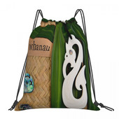 Nz Maori - Whanau - Šeimos tema, raišteliai Krepšiai Kuprinės Kelioninis Kawaii Krepšys Mergaitėms Vaikiškas Krepšys Kuprinė