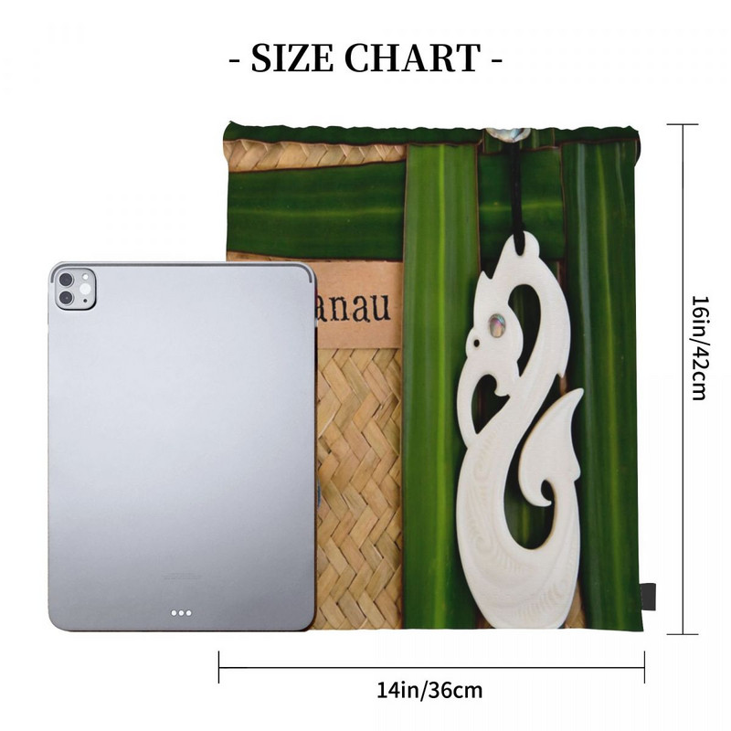 Nz Maori - Whanau - Šeimos tema, raišteliai Krepšiai Kuprinės Kelioninis Kawaii Krepšys Mergaitėms Vaikiškas Krepšys Kuprinė