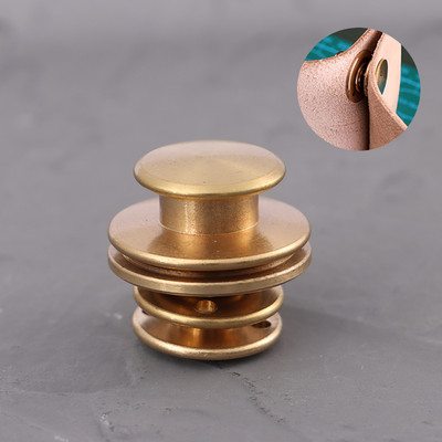 1kom Čvrsta mesingana urezna kopča Kopče Brava torba Aktovka Opružna brava Snap Ukrasne kopče Zatvaranje Kožni obrt DIY Hardver