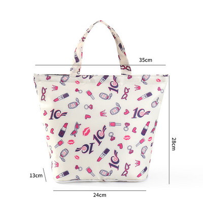 Nova sklopiva prijenosna torba za ručak velikog kapaciteta, zadebljana izolacijska torba od aluminijske folije, vodootporna kutija za ručak otporna na ulje, torbe za piknik