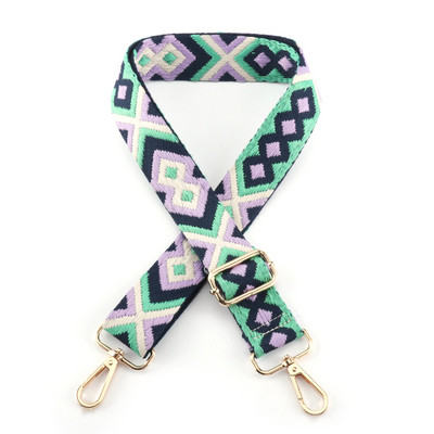 Állítható táskapánt Női pénztárca pántok Crossbody Messenger válltáska tartozékokhoz Állítható hímzett övek pántok