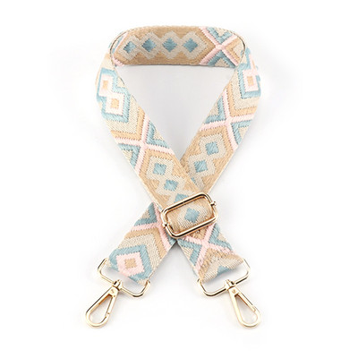 Állítható táskapánt Női pénztárca pántok Crossbody Messenger válltáska tartozékokhoz Állítható hímzett övek pántok