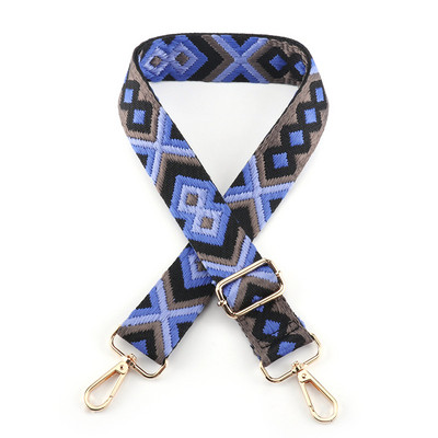 Állítható táskapánt Női pénztárca pántok Crossbody Messenger válltáska tartozékokhoz Állítható hímzett övek pántok