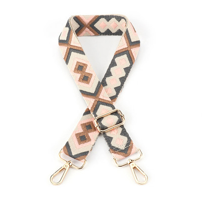 Állítható táskapánt Női pénztárca pántok Crossbody Messenger válltáska tartozékokhoz Állítható hímzett övek pántok