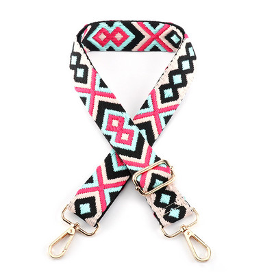 Állítható táskapánt Női pénztárca pántok Crossbody Messenger válltáska tartozékokhoz Állítható hímzett övek pántok