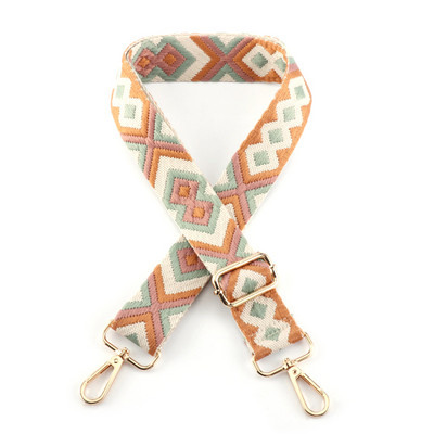 Állítható táskapánt Női pénztárca pántok Crossbody Messenger válltáska tartozékokhoz Állítható hímzett övek pántok