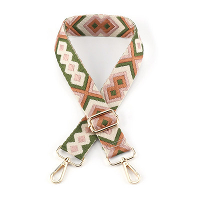 Állítható táskapánt Női pénztárca pántok Crossbody Messenger válltáska tartozékokhoz Állítható hímzett övek pántok