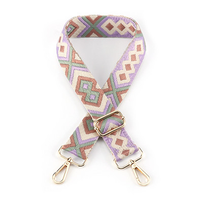 Állítható táskapánt Női pénztárca pántok Crossbody Messenger válltáska tartozékokhoz Állítható hímzett övek pántok