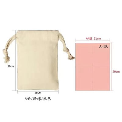 Nove lanene vrećice s uzicom za višekratnu upotrebu Vrećice od tkanine za pohranu Različito Voće Povrće Kuhinjski proizvodi Poklon torba s uzicom Džepovi