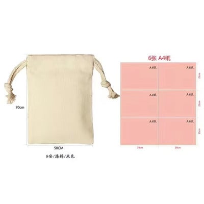 Nove lanene vrećice s uzicom za višekratnu upotrebu Vrećice od tkanine za pohranu Različito Voće Povrće Kuhinjski proizvodi Poklon torba s uzicom Džepovi