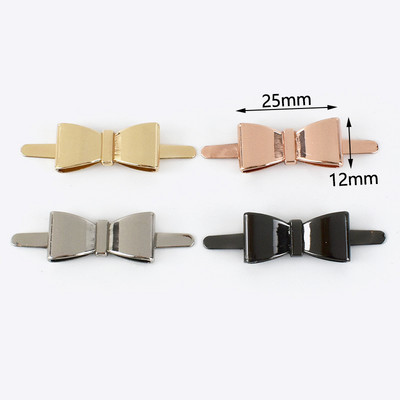 10 ks Deepeel kovové pracky s mašľou, topánky, kabelky, kožené remeselné spony, oblečenie, dekorácie, štítky, DIY batožina, hardvérové doplnky