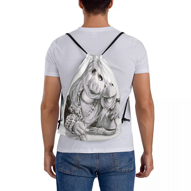 Kermit And Miss Piggy - Torbe s uzicom Ruksaci Torbica Sportske torbe Ruksak Anime ruksak Torba za pohranu