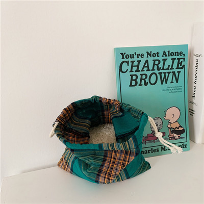 Japán pamut szövet húzózsinór tároló tasak csomagolás ajándék táska édesség ékszer szervező karácsonyi táska