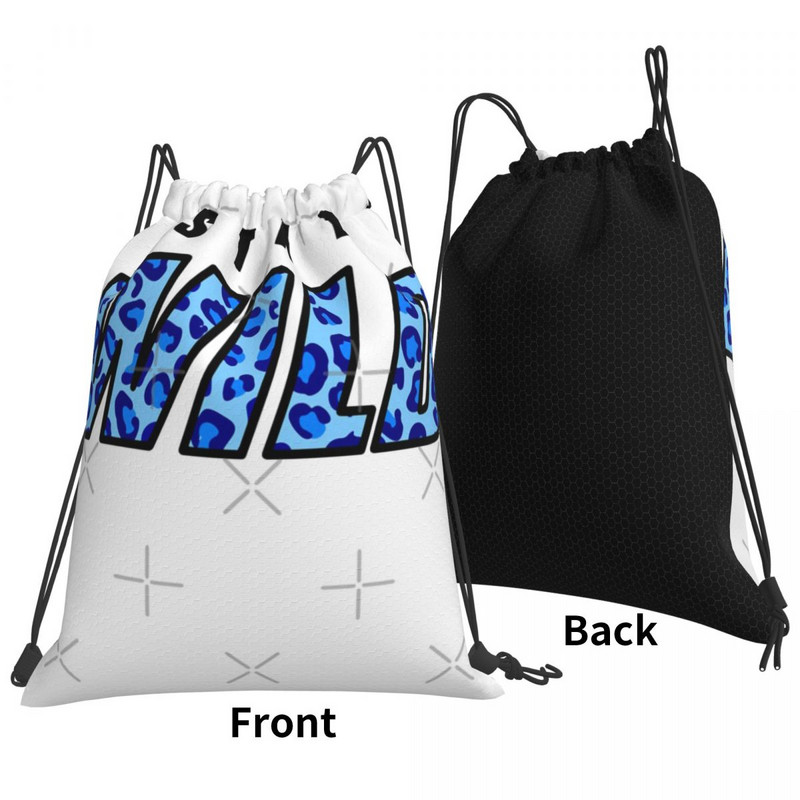 Stay Wild Merch 1 Tašky so sťahovacou šnúrkou Batohy Školská dámska taška Detský batoh Malá látková taška