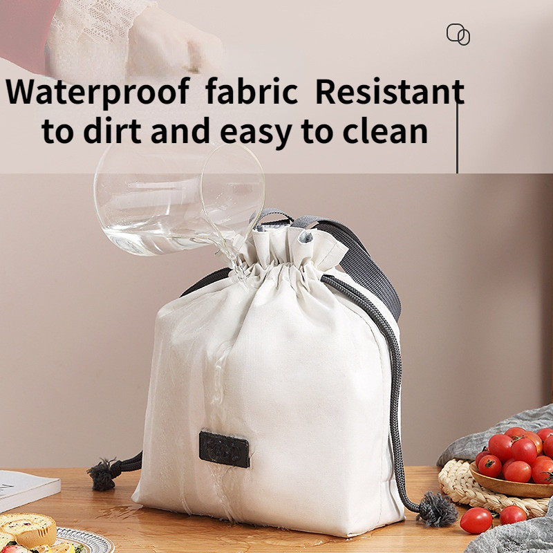 2023 Nova vodootporna torba za ručak Bento kutija Podebljana aluminijska folija Student uredski djelatnik Prijenosna toplinska izolacija Visoki kapacitet