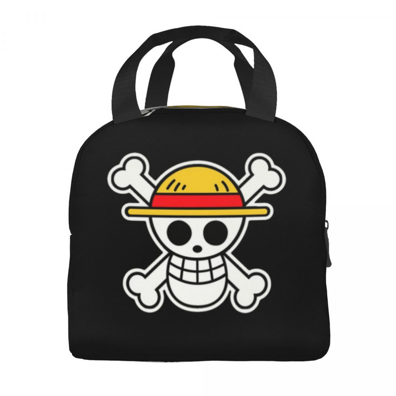 Geantă de prânz personalizată cu logo-ul craniului, pentru femei, cutie de prânz termoizolantă pentru copii, școlari