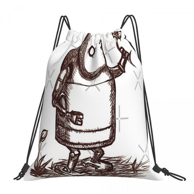 Nierautomata Robot 1 Τσάντες με κορδόνια Σακίδια τσάντες τσάντες για άντρες Γυναικείο σακίδιο πλάτης με κορδόνια