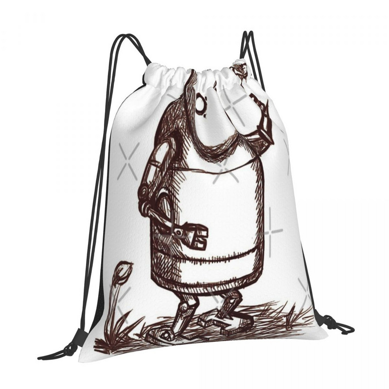 Nierautomata Robot 1 Τσάντες με κορδόνια Σακίδια τσάντες τσάντες για άντρες Γυναικείο σακίδιο πλάτης με κορδόνια