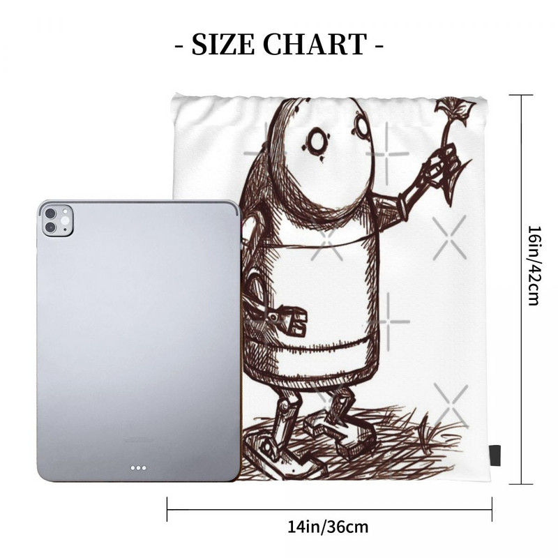 Nierautomata Robot 1 Τσάντες με κορδόνια Σακίδια τσάντες τσάντες για άντρες Γυναικείο σακίδιο πλάτης με κορδόνια