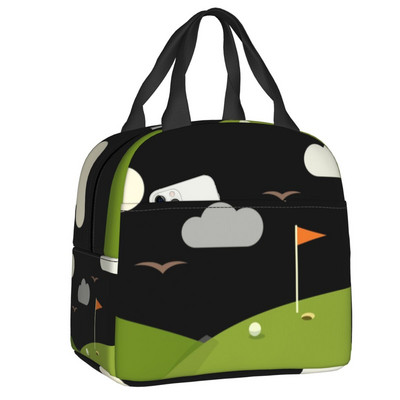 Lopta za golf Sportske izolirane torbe za ručak za piknik na otvorenom Ljubitelji golfa Hladnjak za ponovno korištenje Termalna bento kutija Ženske dječje Termalne torbe