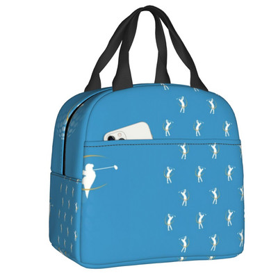 Lopta za golf Sportske izolirane torbe za ručak za piknik na otvorenom Ljubitelji golfa Hladnjak za ponovno korištenje Termalna bento kutija Ženske dječje Termalne torbe