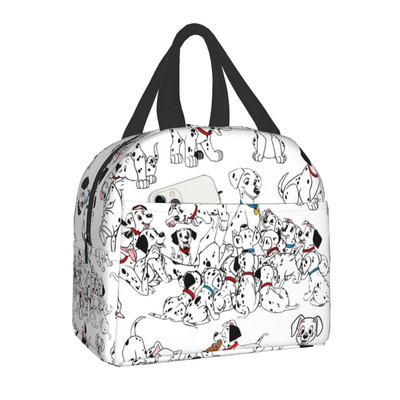 Jorkšīras terjers mamma Jorkšīras terjers tētis izolētas pusdienu somas āra piknikam Jorkšīras terjera mīļotājam Bento Box sievietēm, bērniem