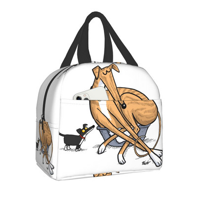 Jorkšīras terjers mamma Jorkšīras terjers tētis izolētas pusdienu somas āra piknikam Jorkšīras terjera mīļotājam Bento Box sievietēm, bērniem