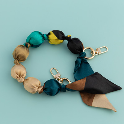 Eredeti Eladó selyem csomagoló akril gyöngy 40cm kézitáska lánc telefontok lánc csomagoló gyöngy stílusos vadonatúj lánc B110