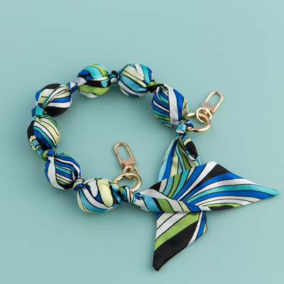 Eredeti Eladó selyem csomagoló akril gyöngy 40cm kézitáska lánc telefontok lánc csomagoló gyöngy stílusos vadonatúj lánc B110