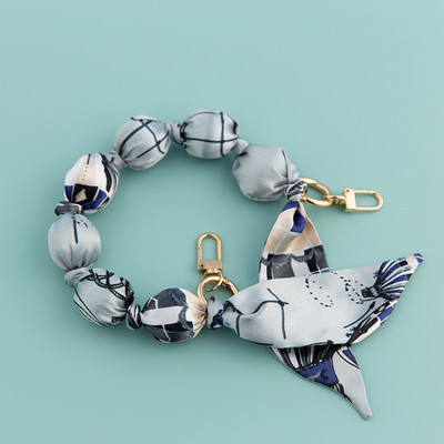 Eredeti Eladó selyem csomagoló akril gyöngy 40cm kézitáska lánc telefontok lánc csomagoló gyöngy stílusos vadonatúj lánc B110