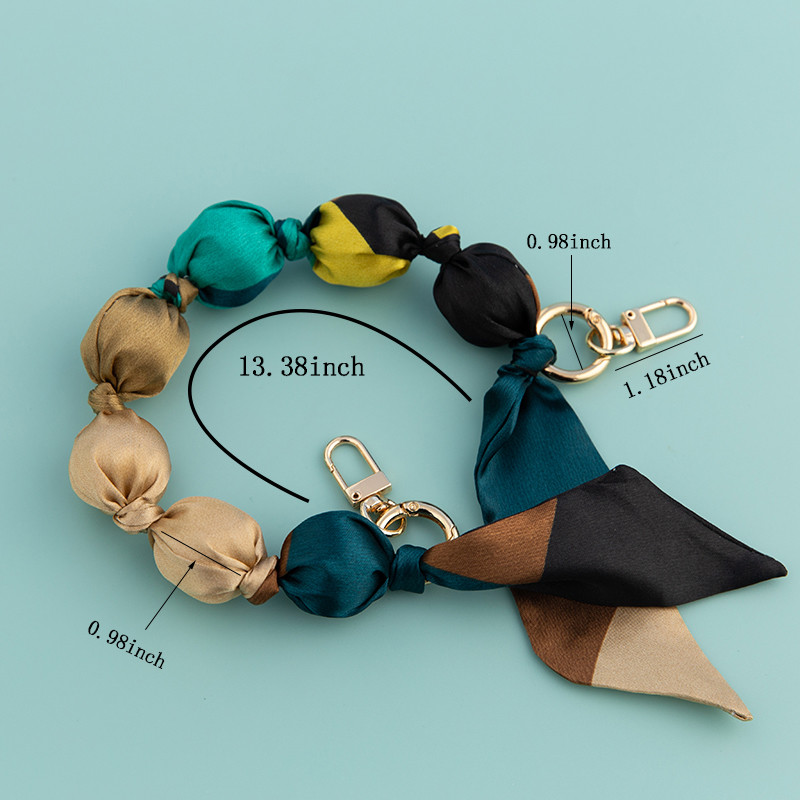 Eredeti Eladó selyem csomagoló akril gyöngy 40cm kézitáska lánc telefontok lánc csomagoló gyöngy stílusos vadonatúj lánc B110