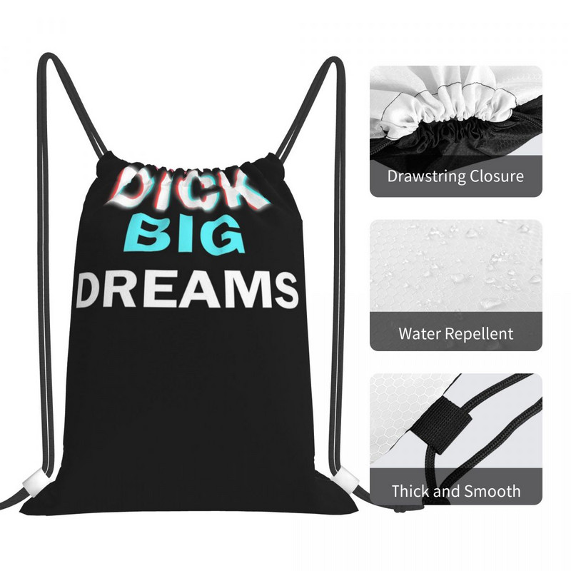 Mali kurac Veliki snovi 1 Torbe s uzicom Ruksaci Ruksak Platnene torbe Torbe za djevojčice Sportski ruksak