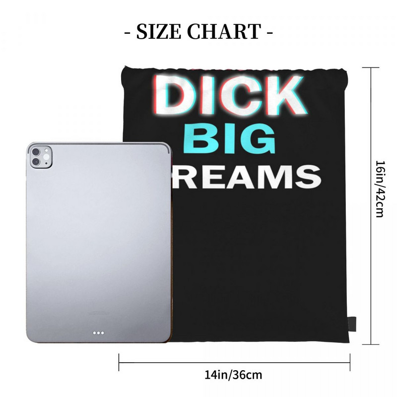 Mali kurac Veliki snovi 1 Torbe s uzicom Ruksaci Ruksak Platnene torbe Torbe za djevojčice Sportski ruksak