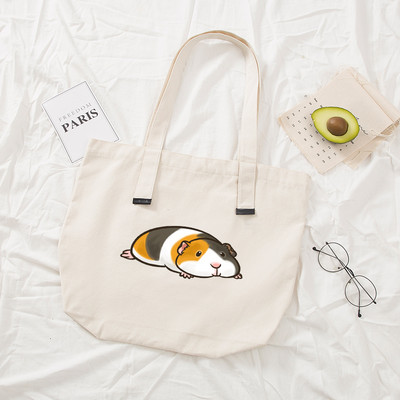 Naiste käekotid Riidest mustast lõuendist kandekott Merisea mustriga ostlemisreisid Naiste ökoloogiline korduvkasutatavad õlakotid