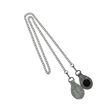 TANQU 1 Pair 2 Pc Weave Pattchwork Ανάγλυφο PU Drop Attachment για Obag Handle Strap Chain for OBag Obasket Γυναικεία τσάντα