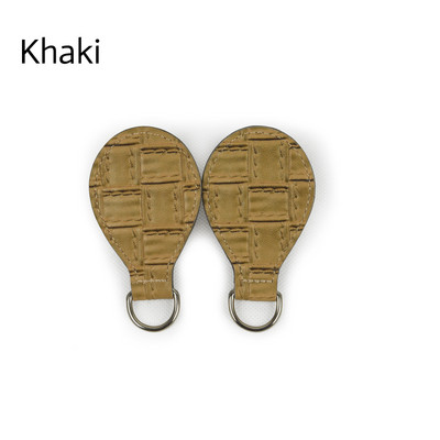 TANQU 1 pár 2 db szövés mintás patchwork dombornyomott PU leejtő rögzítés Obag fogantyús pánt lánchoz OBag Obasket női kézitáska számára