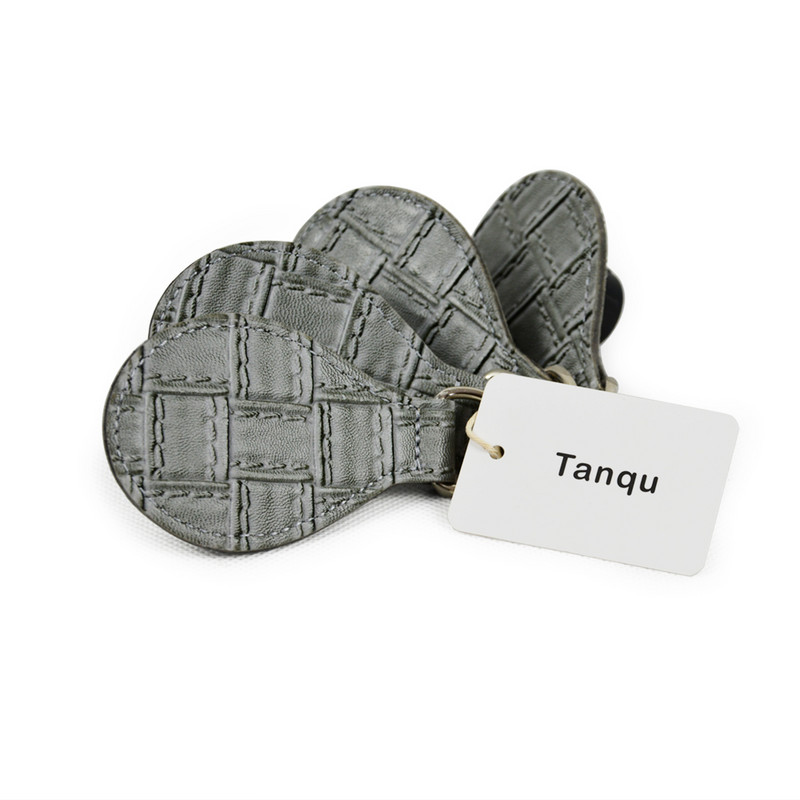 TANQU 1 pár 2 db szövés mintás patchwork dombornyomott PU leejtő rögzítés Obag fogantyús pánt lánchoz OBag Obasket női kézitáska számára