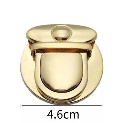 Válltáska Turn Twist Lock Fém csatos táska Tartozékok Kézitáska Kapcsos Csattok Barkácszáras Zár pénztárcákhoz