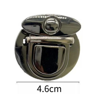 Válltáska Turn Twist Lock Fém csatos táska Tartozékok Kézitáska Kapcsos Csattok Barkácszáras Zár pénztárcákhoz