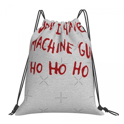 Die Hard Jumper de Crăciun Genți cu șnur Rucsacuri de călătorie Geanta Kawaii ghiozdan Rucsac sport pentru bărbați