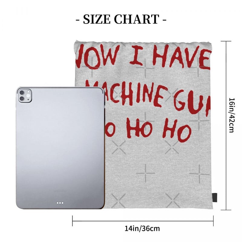 Die Hard Jumper de Crăciun Genți cu șnur Rucsacuri de călătorie Geanta Kawaii ghiozdan Rucsac sport pentru bărbați