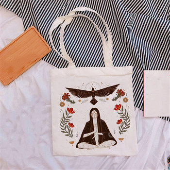 Art Print τσάντα για ψώνια τσάντα για ψώνια bolso bolsas de tela τσάντα ανακύκλωσης τσάντα αγορών πτυσσόμενη τσάντα με κορδόνι υφαντή λαβή