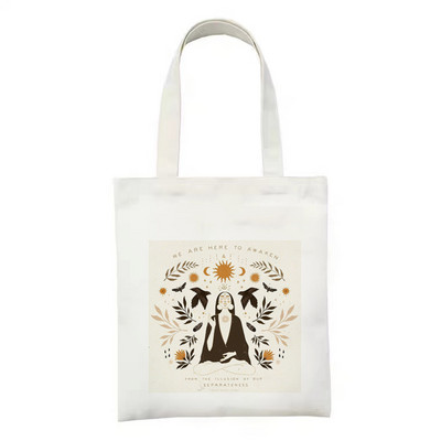 Art Print bevásárlótáska bevásárló kézitáska bolso bolsas de tela újrahasznosítható táska vásárlói táska összehajtható zsinór táska cabas szőtt markolat
