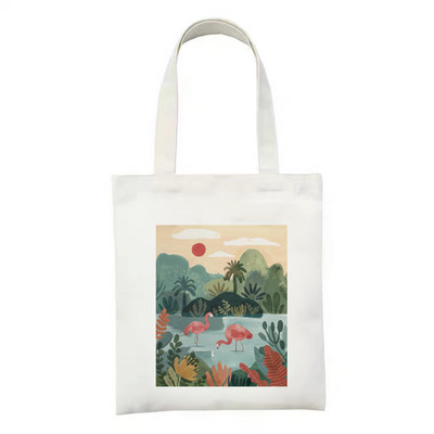 Art Print bevásárlótáska bevásárló kézitáska bolso bolsas de tela újrahasznosítható táska vásárlói táska összehajtható zsinór táska cabas szőtt markolat