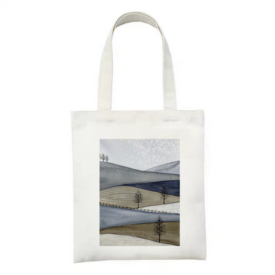 Art Print bevásárlótáska bevásárló kézitáska bolso bolsas de tela újrahasznosítható táska vásárlói táska összehajtható zsinór táska cabas szőtt markolat