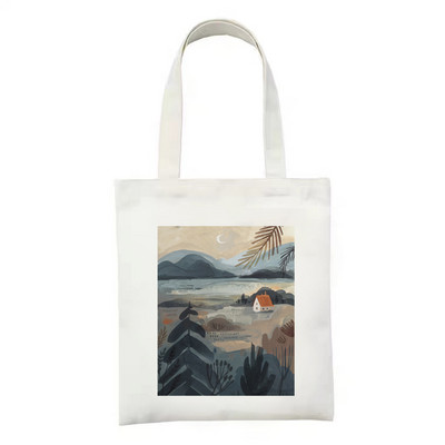 Art Print bevásárlótáska bevásárló kézitáska bolso bolsas de tela újrahasznosítható táska vásárlói táska összehajtható zsinór táska cabas szőtt markolat